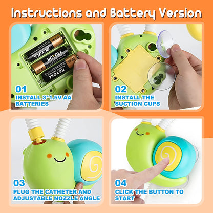 Baby Snail Electric Shower Bath Toy